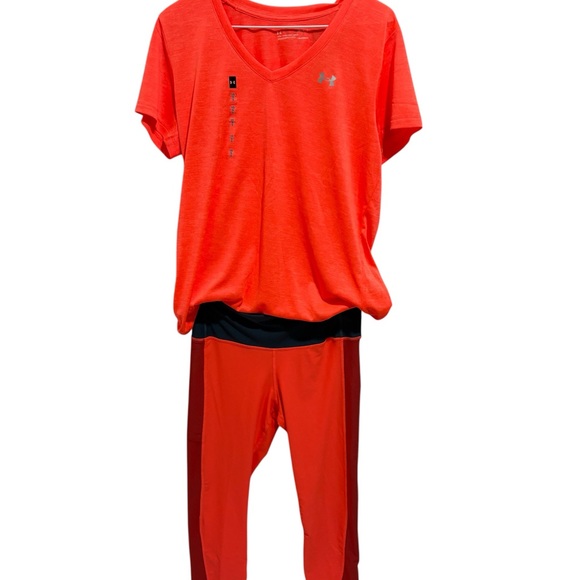 Under Armour Bright Orange Gym Set - Picture 1 of 8